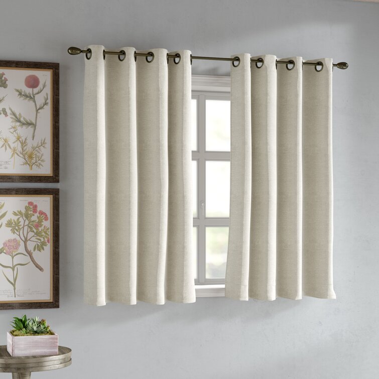 Latitude Run® Jaronda Solid Room Darkening Grommet Single Curtain